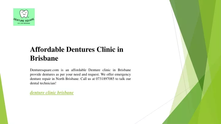 affordable dentures clinic in brisbane