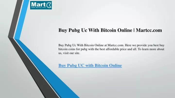 buy pubg uc with bitcoin online martcc