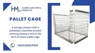 Steel Pallet Cage For Sale