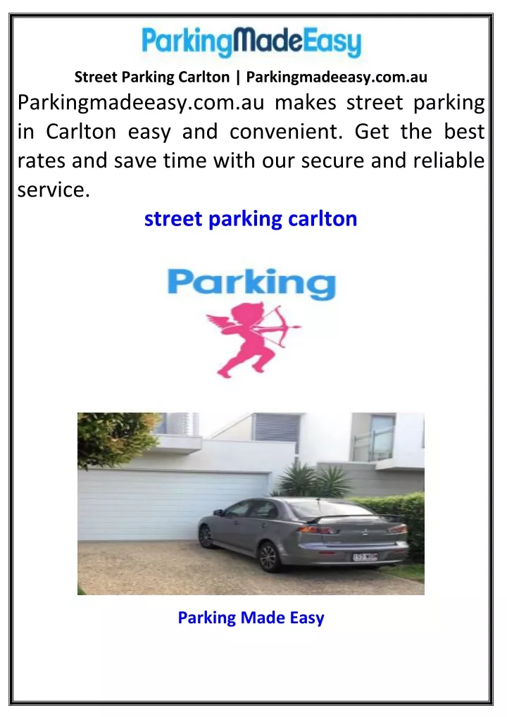 street parking carlton parkingmadeeasy