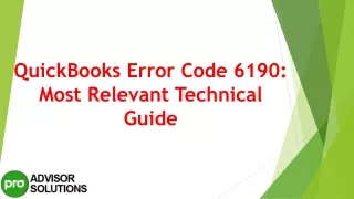 quickbooks error code 6190 most relevant technical guide
