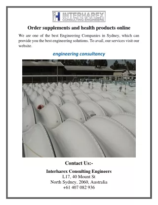 order supplements and health products online