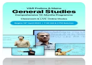 General Studies Online Classes for UPSC – Vajiram & Ravi