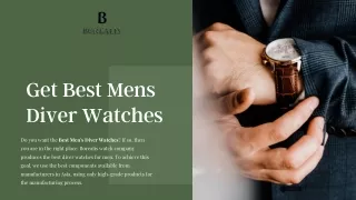 Best Mens Diver Watches | Borealis Watch Company