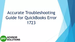 accurate troubleshooting guide for quickbooks error 1723