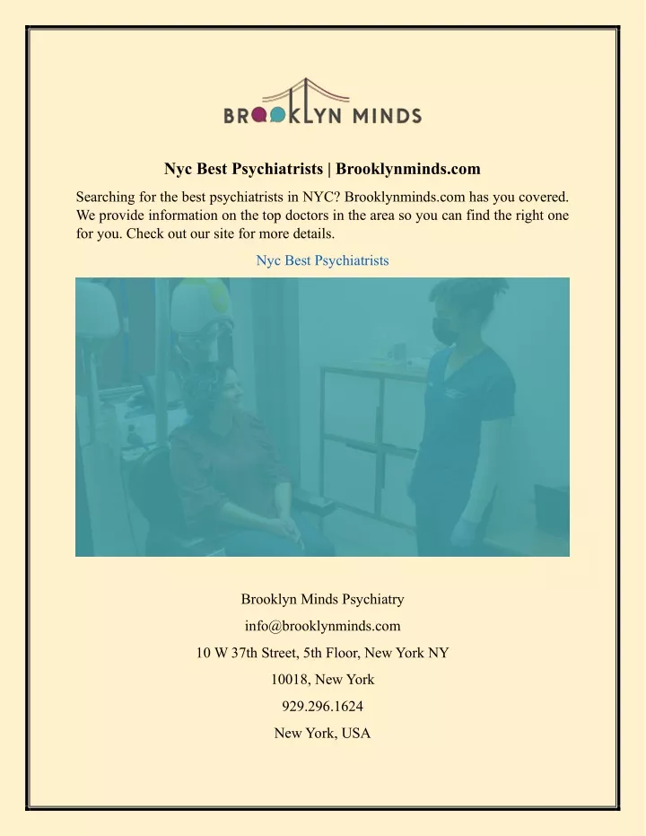 nyc best psychiatrists brooklynminds com