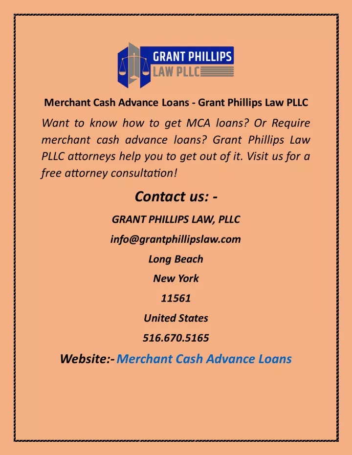 merchant cash advance loans grant phillips