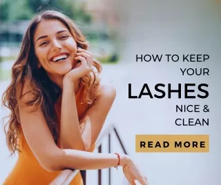 How do you keep your eyelashes clean