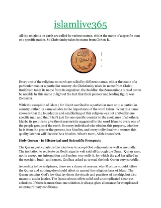 islamlive365