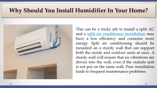 Why Should You Install Humidifier In Your Home
