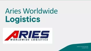 Oil And Gas Transportation And Logistics - Aries Worldwide Logistics