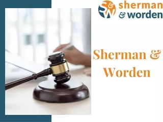 Criminal Lawyers in Maine – Sherman & Worden