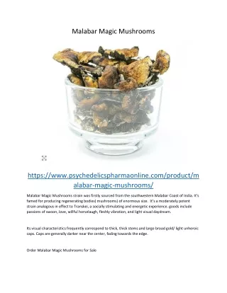 malabar magic mushrooms