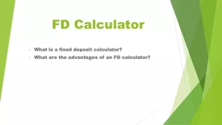 FD Calculator | Motilal Oswal