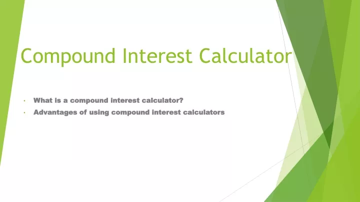 compound interest calculator