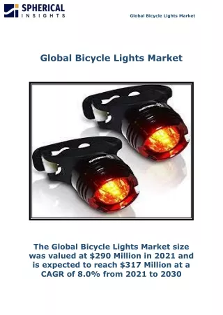 Global Bicycle Lights Market