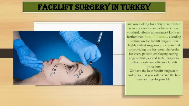 facelift surgery in turkey