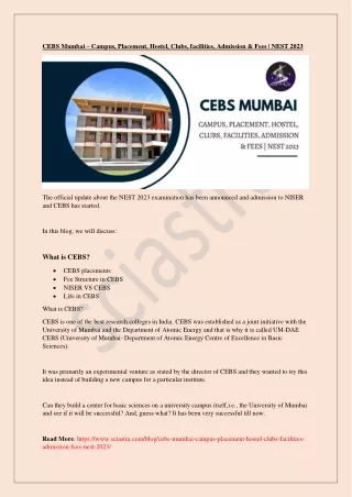 CEBS Mumbai