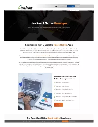 Hire React Native Developer