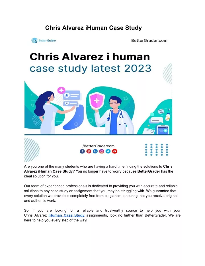 chris alvarez ihuman case study