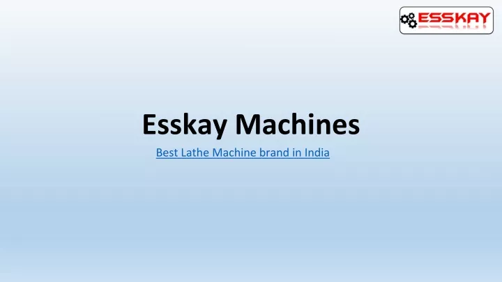 esskay machines