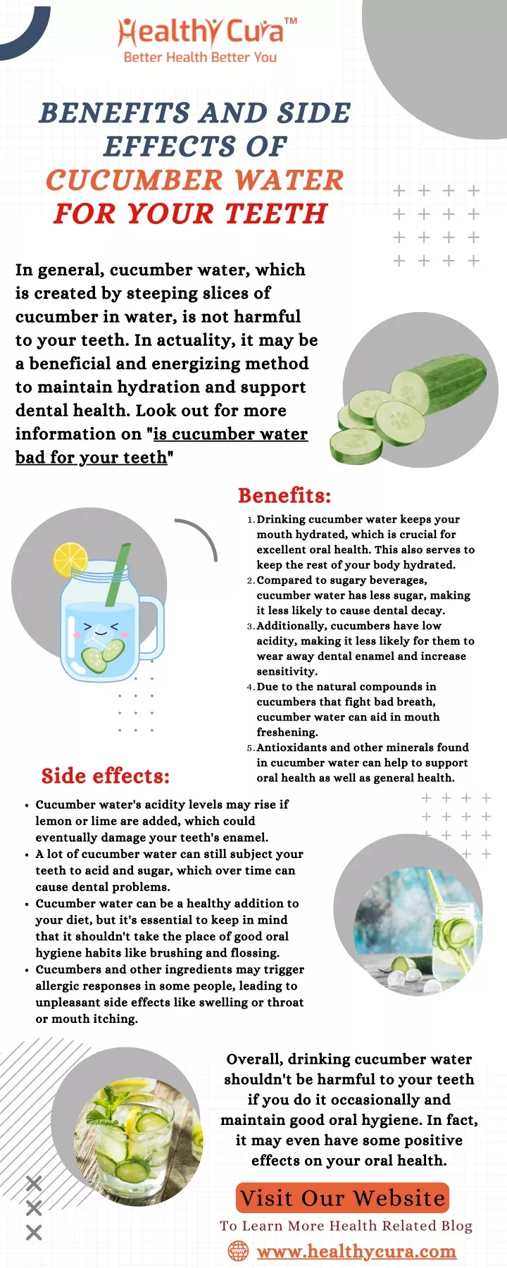 benefits and side effects of cucumber water