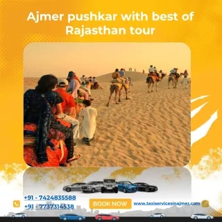 Ajmer pushkar with best of Rajasthan tour - WhatsApp & Call Now 7424835588