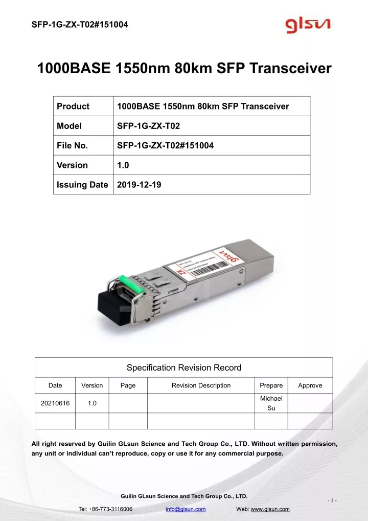 sfp 1g zx t02 151004