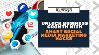 Smart Social Media Marketing Hacks - Exaalgia