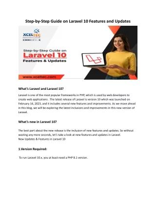 step by step guide on laravel 10 features