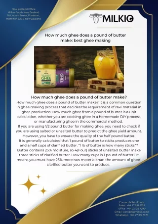 new zealand office milkio foods new zealand