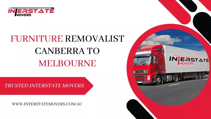 furniture removalist canberra to melbourne