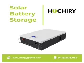 Solar Battery Storage