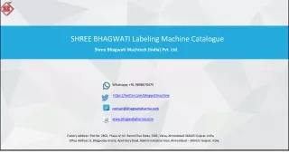 Shree Bhagwati Labelling Product Catalogue