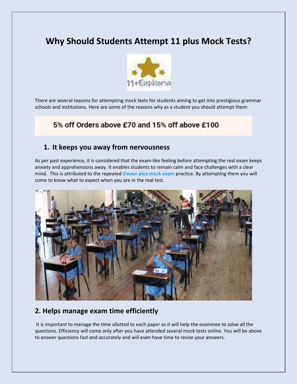 PPT - Why Should Students Attempt 11 plus Mock Tests PowerPoint ...