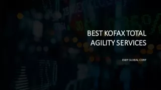 Best Kofax Total Agility Service Provider In The US | Top Kofax RPA