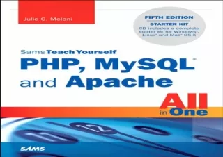 [?DOWNLOAD PDF?] Sams Teach Yourself PHP, MySQL and Apache All in One free