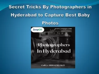 Secret Tricks By Photographers in Hyderabad to Capture Best Baby Photos