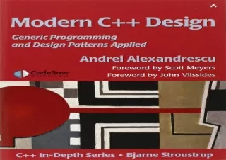 PDF Modern C   Design: Generic Programming and Design Patterns Applied ipad