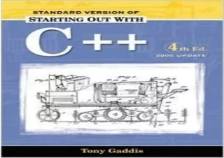 pdf starting out with c 4th edition free download