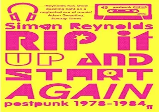 PDF Rip it Up and Start Again: Postpunk 1978-1984 full