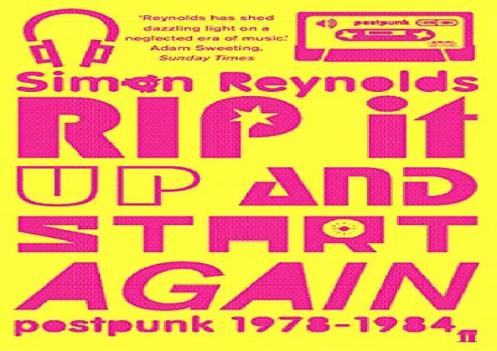 pdf rip it up and start again postpunk 1978 1984