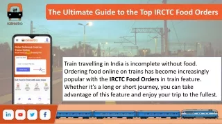 The Ultimate Guide to the Top IRCTC Food Orders