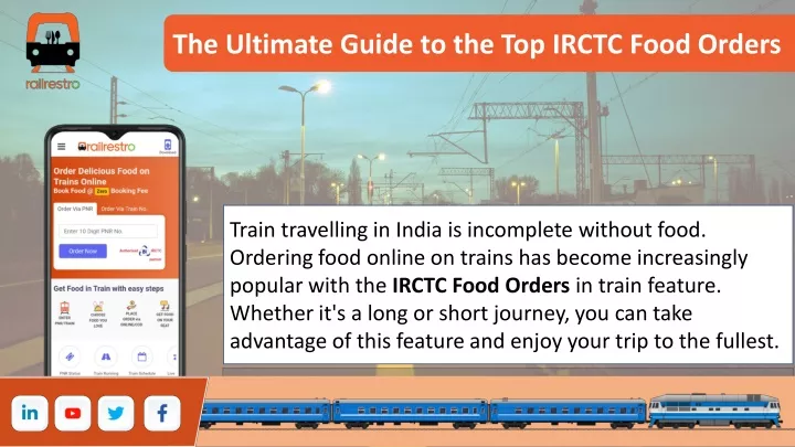 the ultimate guide to the top irctc food orders