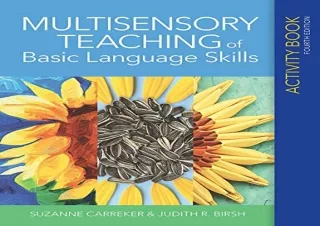 download Multisensory Teaching of Basic Language Skills Activity Book kindle