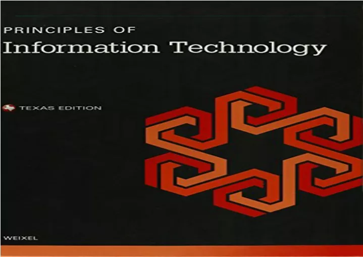 read pdf principles of information technology