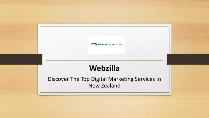 webzilla discover the top digital marketing services in new zealand