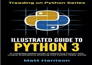 pdf illustrated guide to python 3 a complete