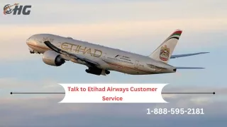 talk to etihad airways customer service