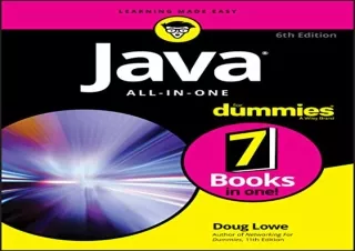 [READ PDF] Java All-in-One For Dummies, 6th Edition (For Dummies (Computer/Tech)